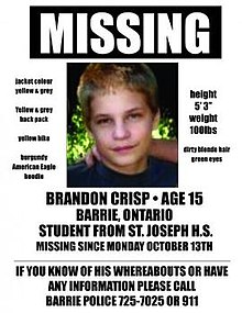 BrandonCrispMissingPoster