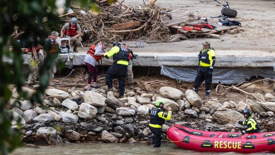 There’s just nothing left.’ Helene wipes out Chimney Rock’s Main Street